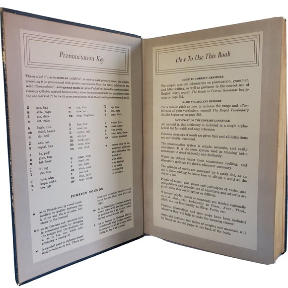 1951 The American Everyday Dictionary Reference Glossary Book of  Words VTG HC - Picture 4 of 6